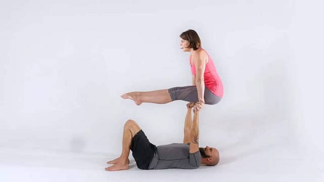 AcroYoga Hand Balancing Tutorials - Tuck Sit and L-Sit-yi