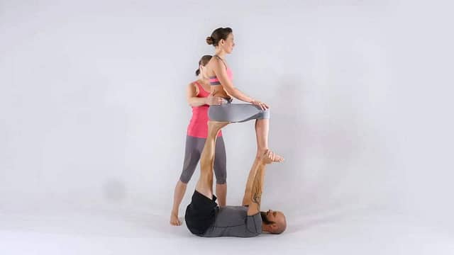 AcroYoga Tutorial - Throne to Bird and Back-yi