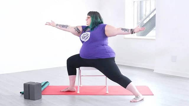 Completely Seated Chair Yoga-yi