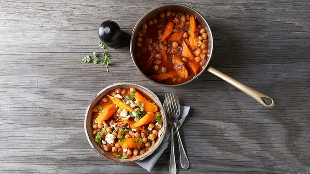 243.Chickpea Braise With Feta & Dates