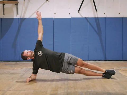 059. Side Plank Rotation (Right)